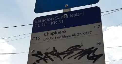 PARADERO SITP ESTACION SANTA ISABEL  517A08